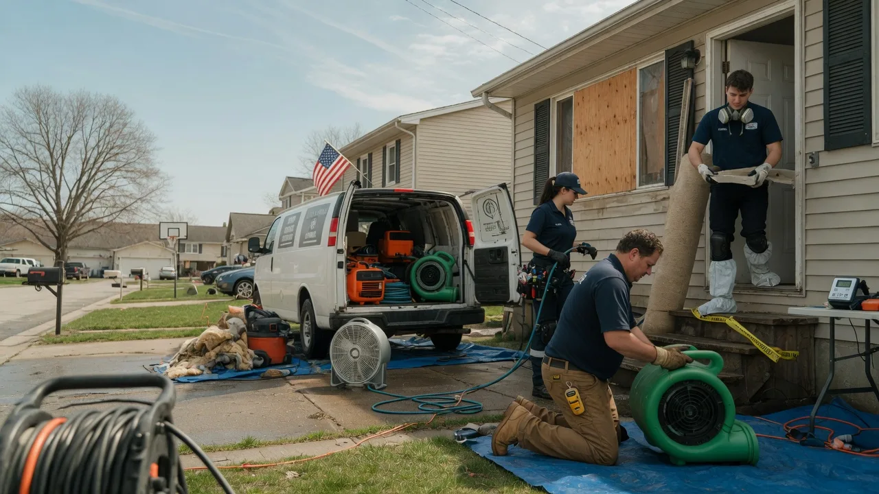 Water Damage Restoration in Hazel Park, MI near me